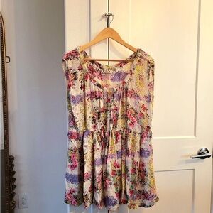 Floral Midi Dress - Multicolor